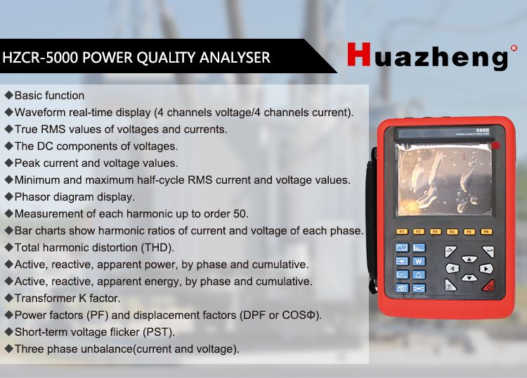 Three Phase Power Quality Analyzer